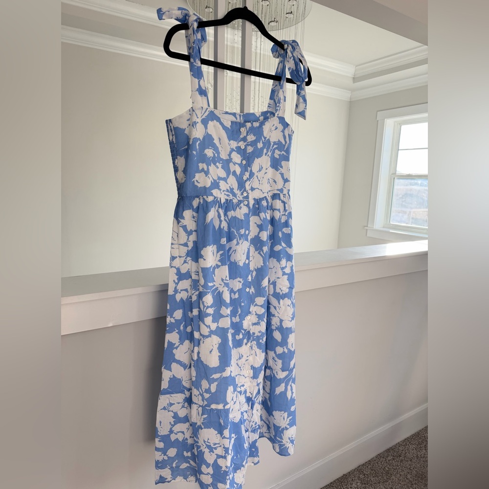 Tuckernuck Hyacinth House Blue and White Dress - Picture 8 of 11